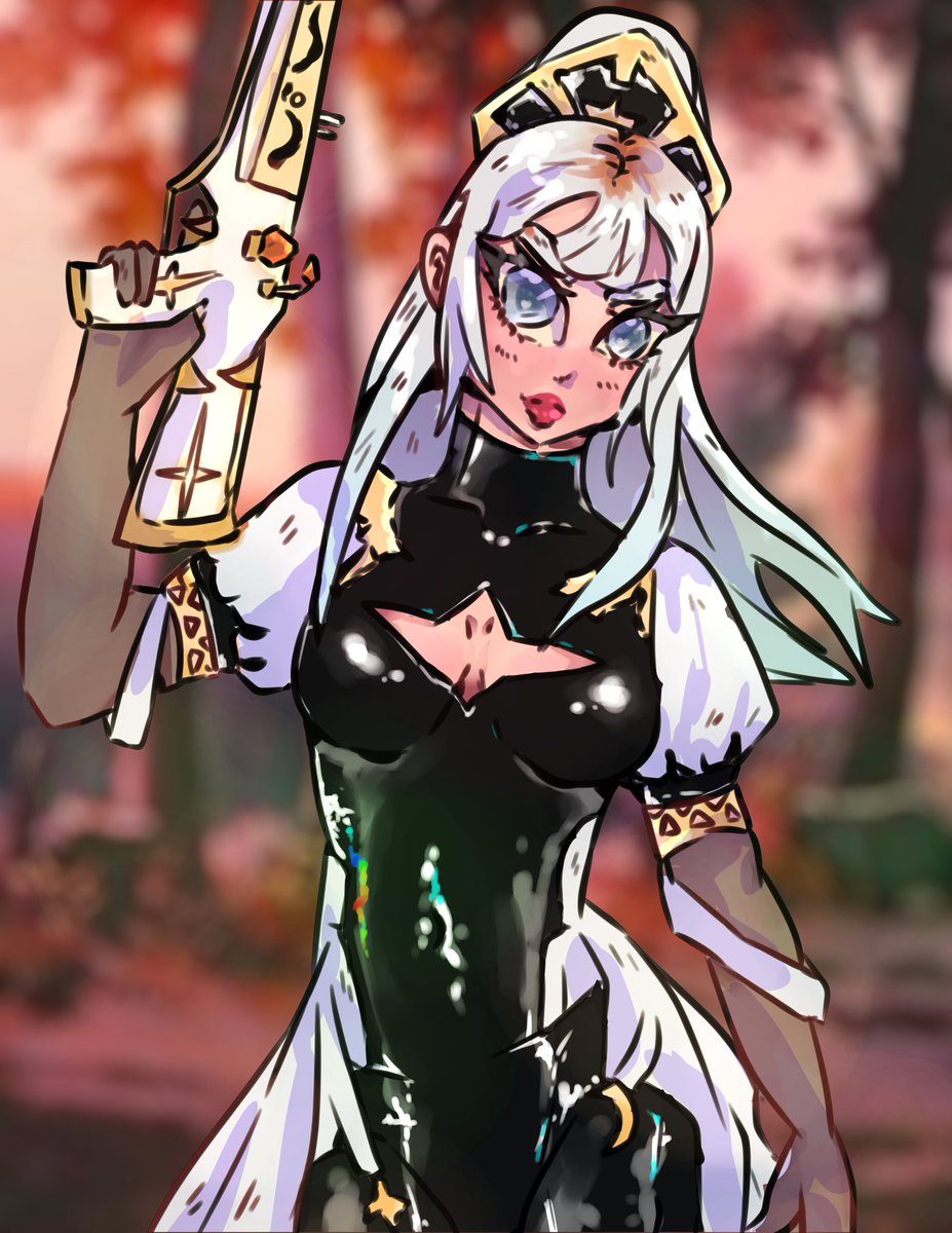 AnimatorTired's tweet photo. Another character from a previous dnd game...
Her name is Malta, and drawing that leather made me want to die when i first drew it...

#animeartist #digitalart #dndart #DnDcharacter #dungeonsanddragons #characterart #smallstreamer https://t.co/M9xKpgwQWa