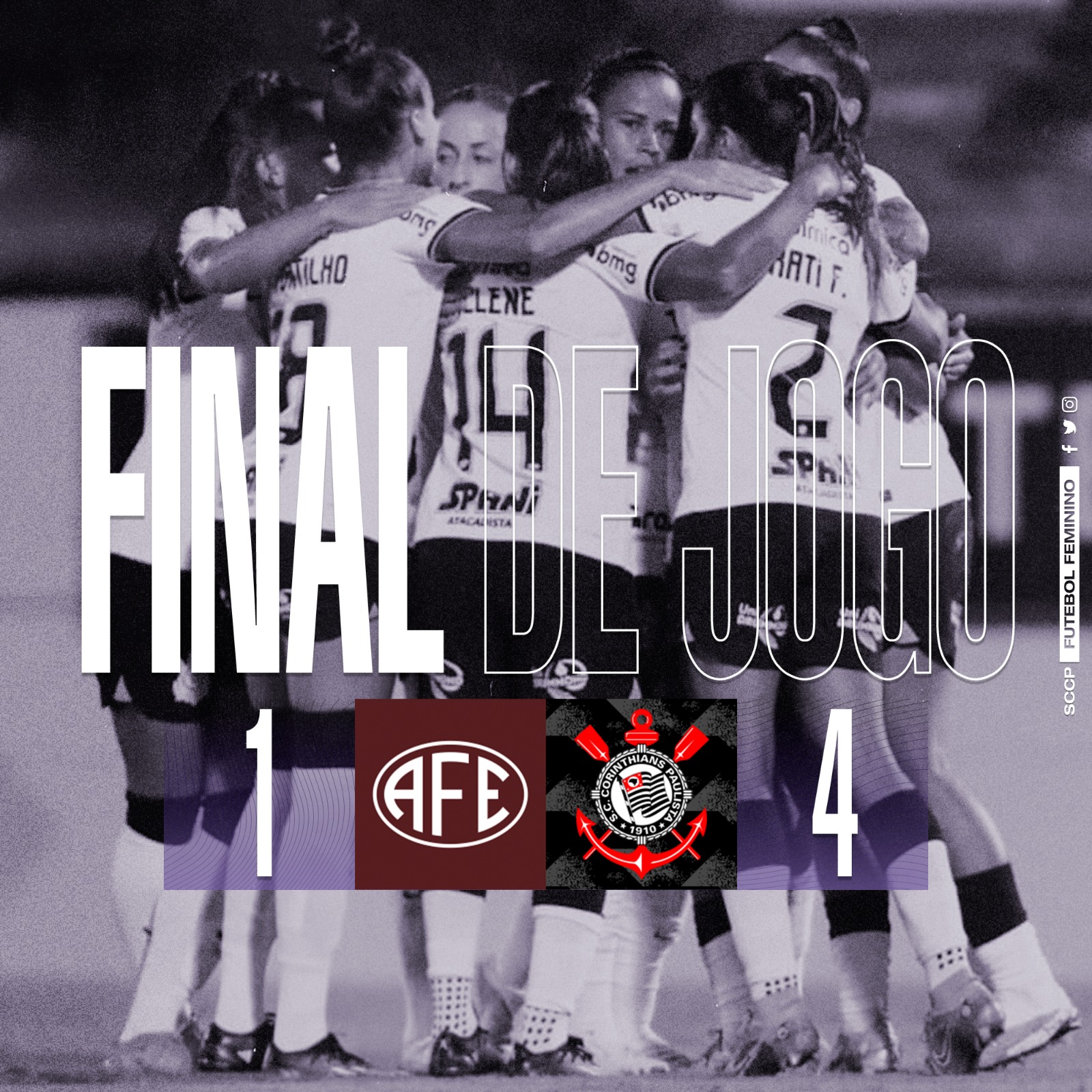 Resultado Corinthians feminino e Ferroviária: placar do jogo de