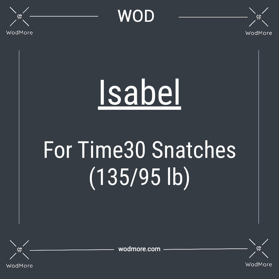 wodmore1's tweet photo. Isabel
https://t.co/zKDAA7bCCX
Follow for daily workouts and let us know how you get on. 🔥
#wodmore #crossfitgirls #dailywod #herowod #benchmarkwod #WOD #instawod #training #trainingcamp #crossfitcommunity #crossfitlife #hiitworkout #trainingideas #crossfit #workout https://t.co/OCa8hUAyBq