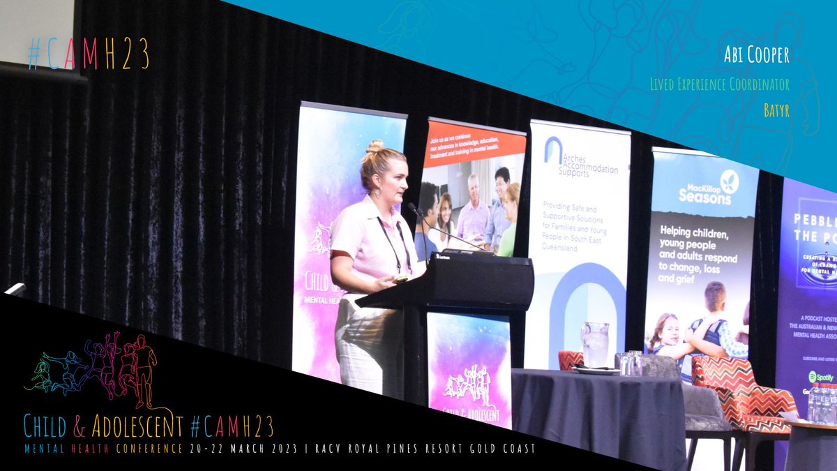 "Curiously, one of the main challenges to effecting youth engagement that Abi saw time and time again, was fear. A fear of getting it wrong, an imposter syndrome felt by clinicians, researchers, administrators, even board members and executives." - Abi Cooper at #CAMH23