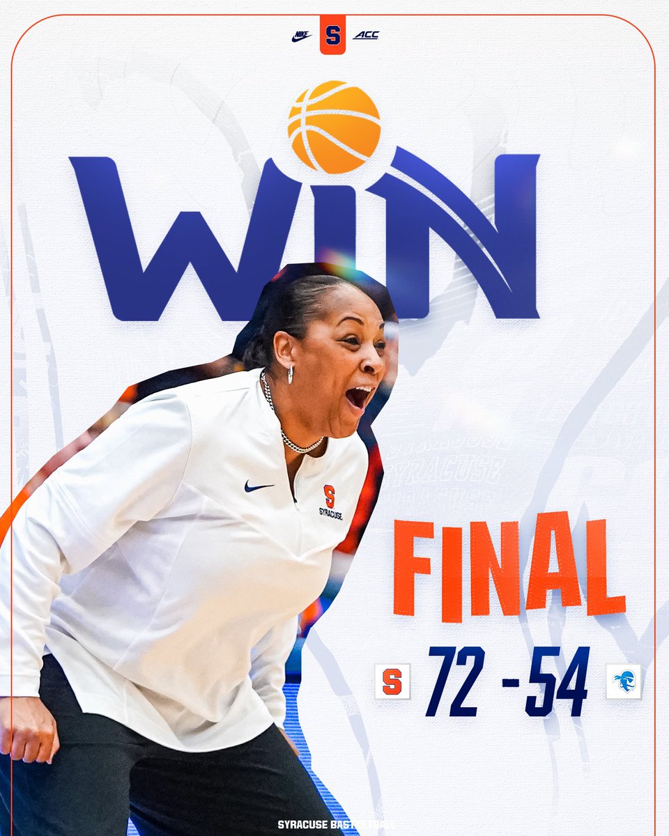 CuseWBB's tweet photo. We were so excited about the win we tweeted the wrong score 🫣

Moving on to the Round of 16! https://t.co/VYL0AptcbR