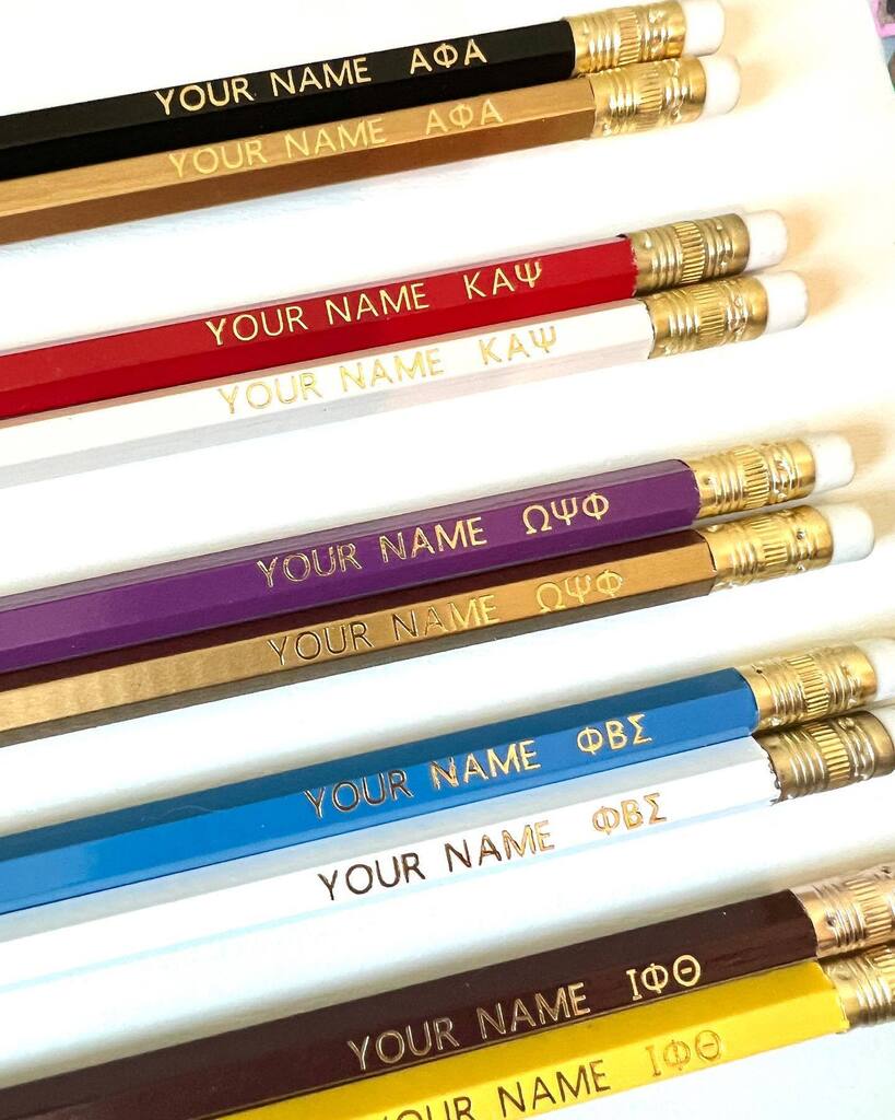 After gifting some sets…they’re now up on the site and available for all. Grab a set for yourself or gift to someone.

#melaninmeanings #personalizedpencils #pencillover #divine9 instagr.am/p/CqCCHoxJsT4/