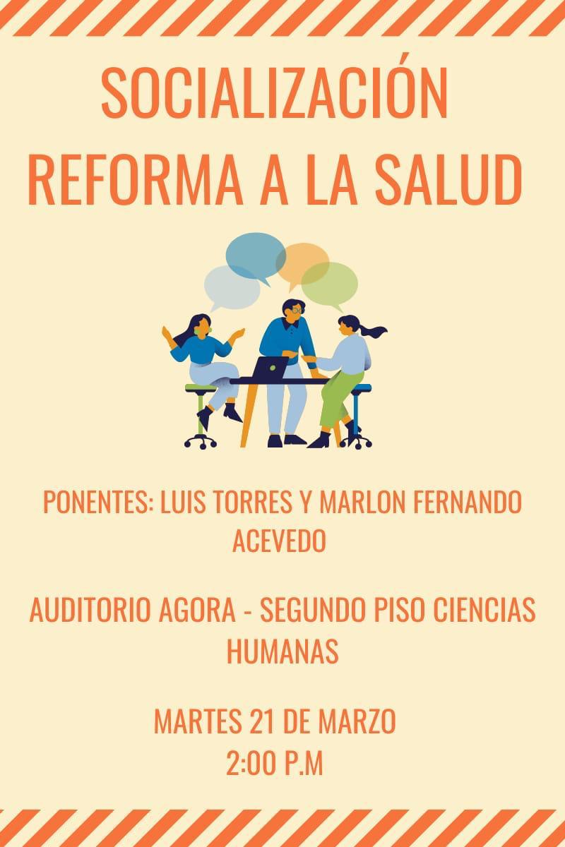 aparra1808's tweet photo. El @Phjsantander Mañana realizará la socialización de la #ReformaALaSalud con la participación de @Luchotorresc y el #Marlon médico @UIS los esperamos a las 2:00PM en el auditorio Agora de la Facultad de ciencias humanas en la Uis. https://t.co/iMfE0xC0VY