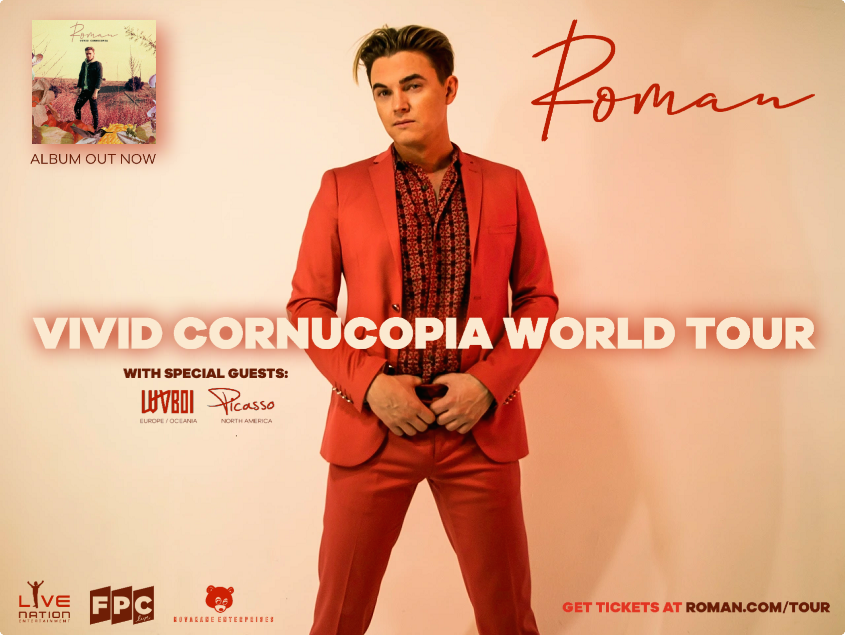 #VividCornucopiaWorldTour tickets on sale FOR EVERYONE now! <a href="/LuvrboiSongs/">Luvrboi</a> <a href="/ThaGreatPicasso/">Picasso</a> 🎫roman.com/tour  Support act for Asia to be announced soon!