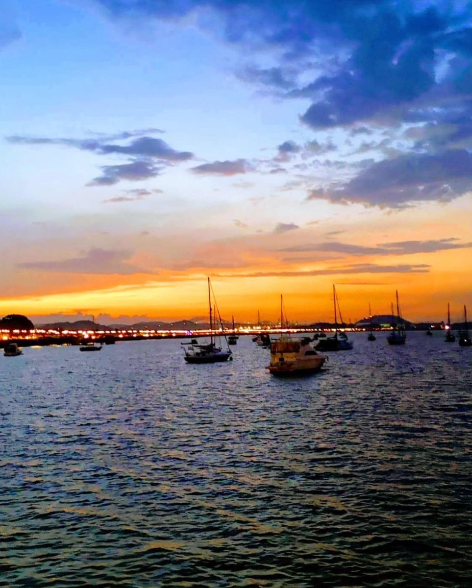 chefcancio's tweet photo. Sunday’s last minute trip to Causeway lasted till midnight. Noche divertido!

#vacation #travel #wanderlust #panama #panamacity #causewaypanama #centralamerica #nature #sunset #dusk https://t.co/TiGD7P3ZJv
