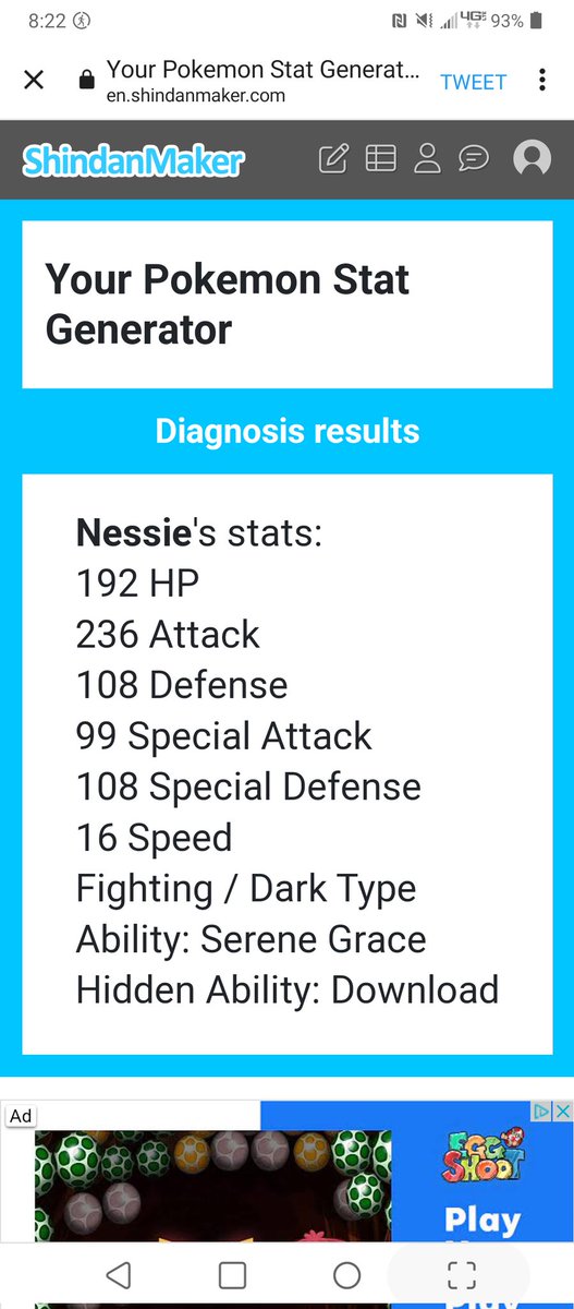 lordlochness's tweet photo. @NicfromKakariko better if im on someone else's i dont know anything abt pokemon but the stats dont look bad https://t.co/mVJVjx6t1N