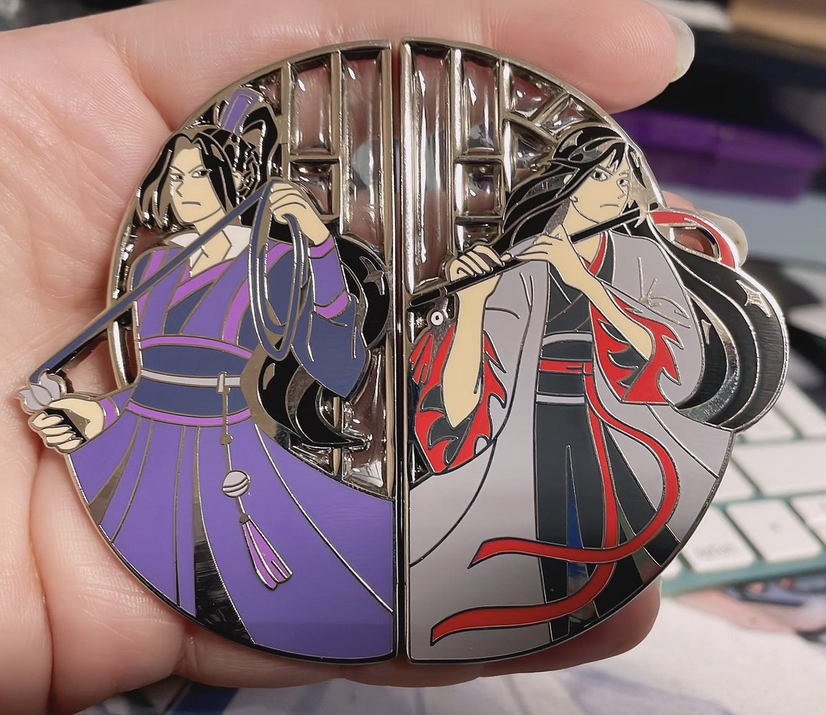 Per_Fekt_Pins's tweet photo. Last 2 weeks of open preorders for restock pins !

#svsss #MDZS #TGCF #Fengqing #weiwuxian #JiangCheng #yunmengsiblings #qiurong #langqianqiu #qirong #moshang #shangqinghua #mobeijun #fuyao #nanfeng #ScumVillainSelfSavingSystem #MoDaoZuShi #tianguancifu #danmeitwt #mxtx #danmei https://t.co/r7Ep67l18o