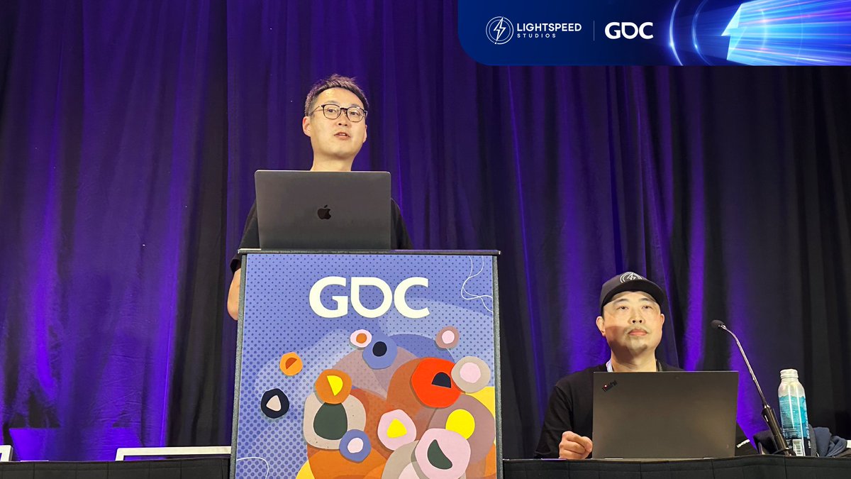 What a day! Thank you to everyone who attended today’s Speaker Sessions at the <a href="/Official_GDC/">GDC Festival of Gaming</a>.

We also have more Speakers presenting their research, so stay tuned.

See you tomorrow! 👋
#LightSpeedStudios ⚡️️#LightSpeedAllAboard  #GDC23