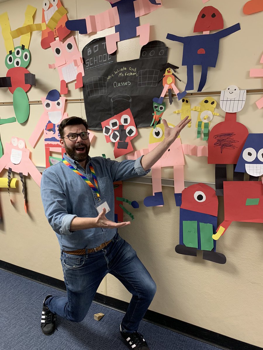 Had an amazing Author Day with <a href="/jaycooperart/">Jay Cooper</a>  messages about practice, perseverance and resilience engaged and inspired our students.  Thanks for a wonderful day! @HawkIsHappening