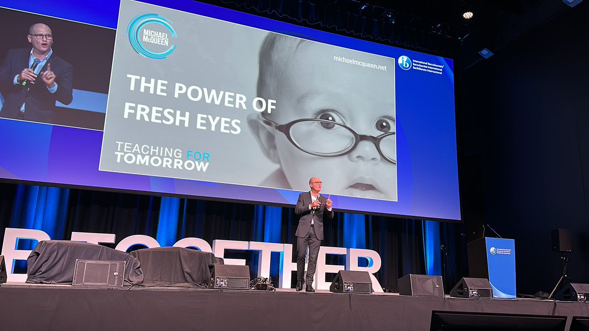 Think progress, not precedent. Educators must continue to reflect on the pace of change and our adaptability. The power of fresh eyes and asking “why do we do this, this way?” #IBGC2023 <a href="/iborganization/">International Baccalaureate</a>