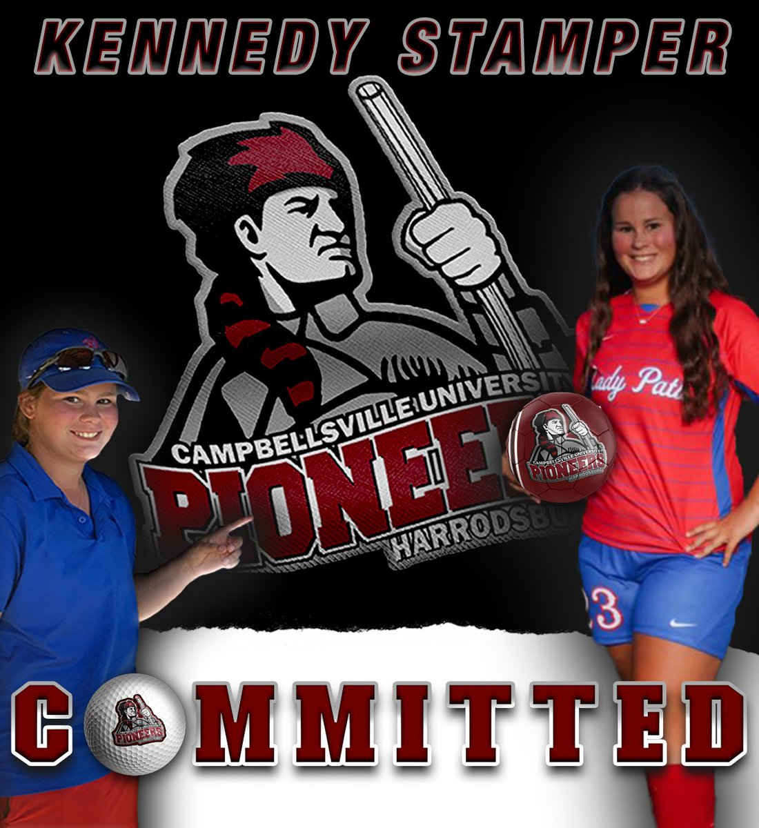Lincoln County Patriots College Recruiting News (@lcfb_recruiting) on Twitter photo 🚨⚽️⛳️ Kennedy Stamper <a href="/stamper23/">Kennedy.Stamper23</a> has OFFICIALLY COMMITTED to play soccer and golf for <a href="/CUHPioneers/">CU Harrodsburg Athletics</a>! Congratulations Kennedy! #GOPIONEERS #LADYPATS #ForeverLC <a href="/LCHS_PatNation/">#REDNATION</a> <a href="/LCKYAthletics/">Lincoln Athletics</a> <a href="/12thSports/">12th Region Sports Network</a> 🚨⚽️⛳️ Kennedy Stamper <a href="/stamper23/">Kennedy.Stamper23</a> has OFFICIALLY COMMITTED to play soccer and golf for <a href="/CUHPioneers/">CU Harrodsburg Athletics</a>! Congratulations Kennedy! #GOPIONEERS #LADYPATS #ForeverLC <a href="/LCHS_PatNation/">#REDNATION</a> <a href="/LCKYAthletics/">Lincoln Athletics</a> <a href="/12thSports/">12th Region Sports Network</a>