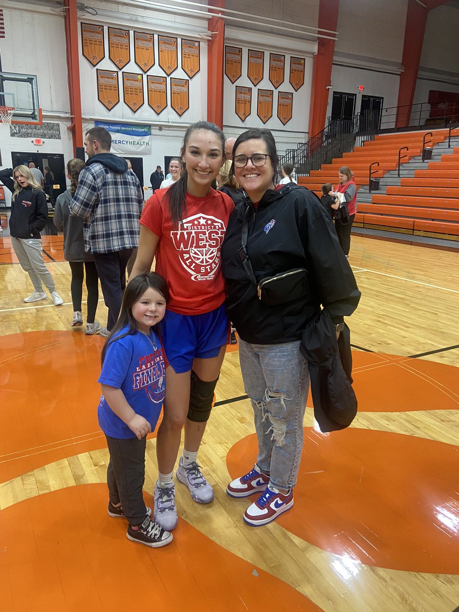 CVKnightsWBB's tweet photo. Got to watch Laci take the court one last time in the District 8 All-Star game. https://t.co/LmCOqxiCYp