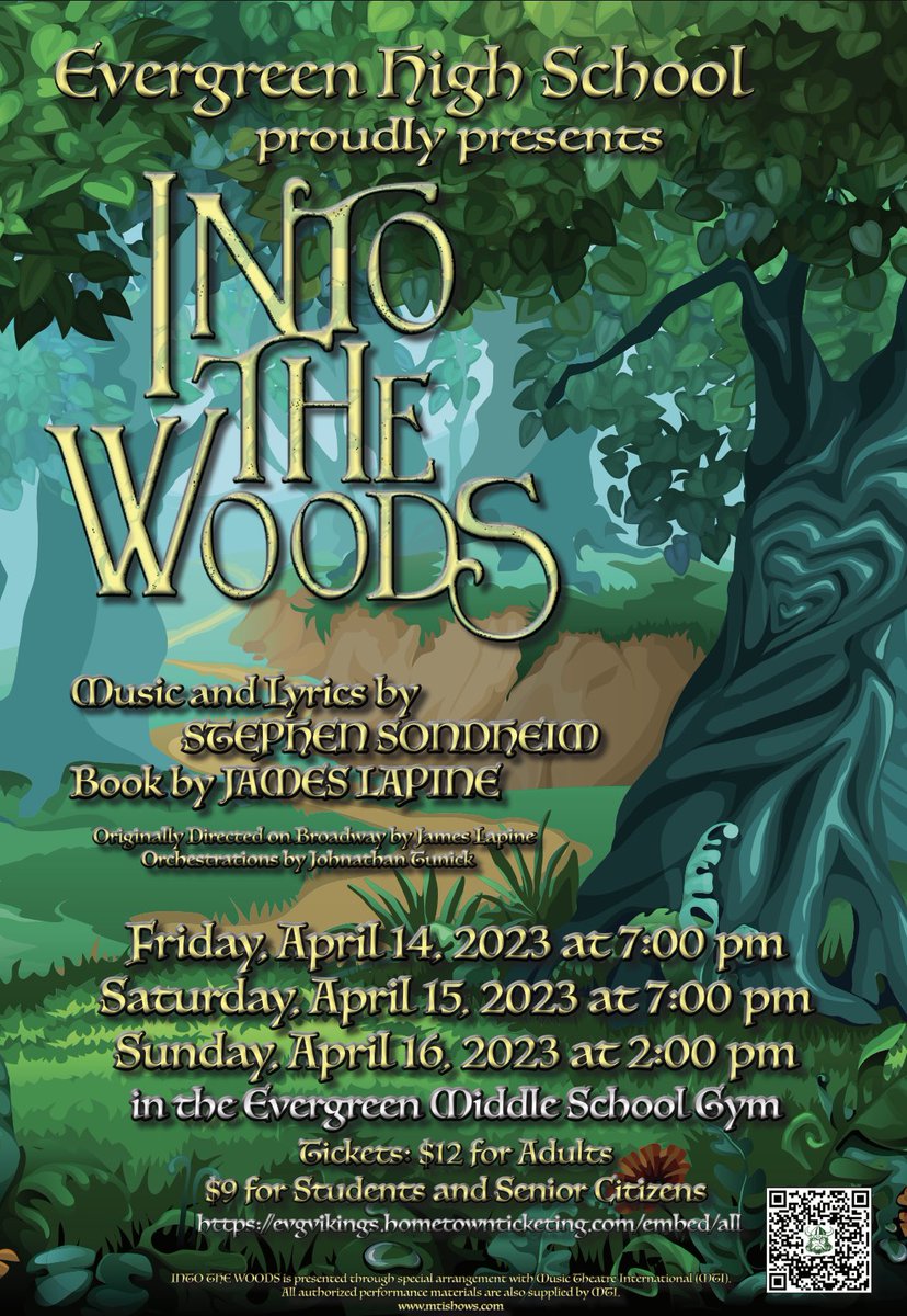 Tickets for our musical go on sale Wednesday morning at 8 am. This is going to be a great show!

The event will appear on this page Wednesday morning:
evgvikings.hometownticketing.com/embed/all?scho…