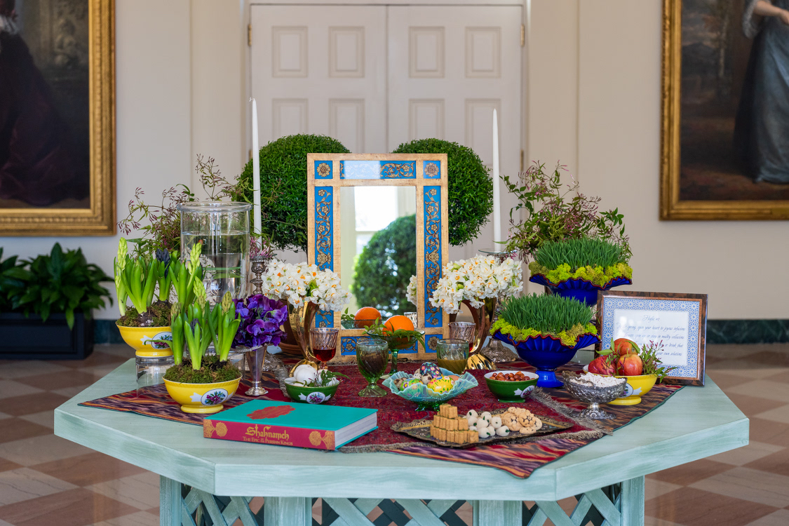 Jill and I – along with Kamala and Doug – are honored to host a new national tradition: the first Nowruz reception of this scale ever to be held at the White House.