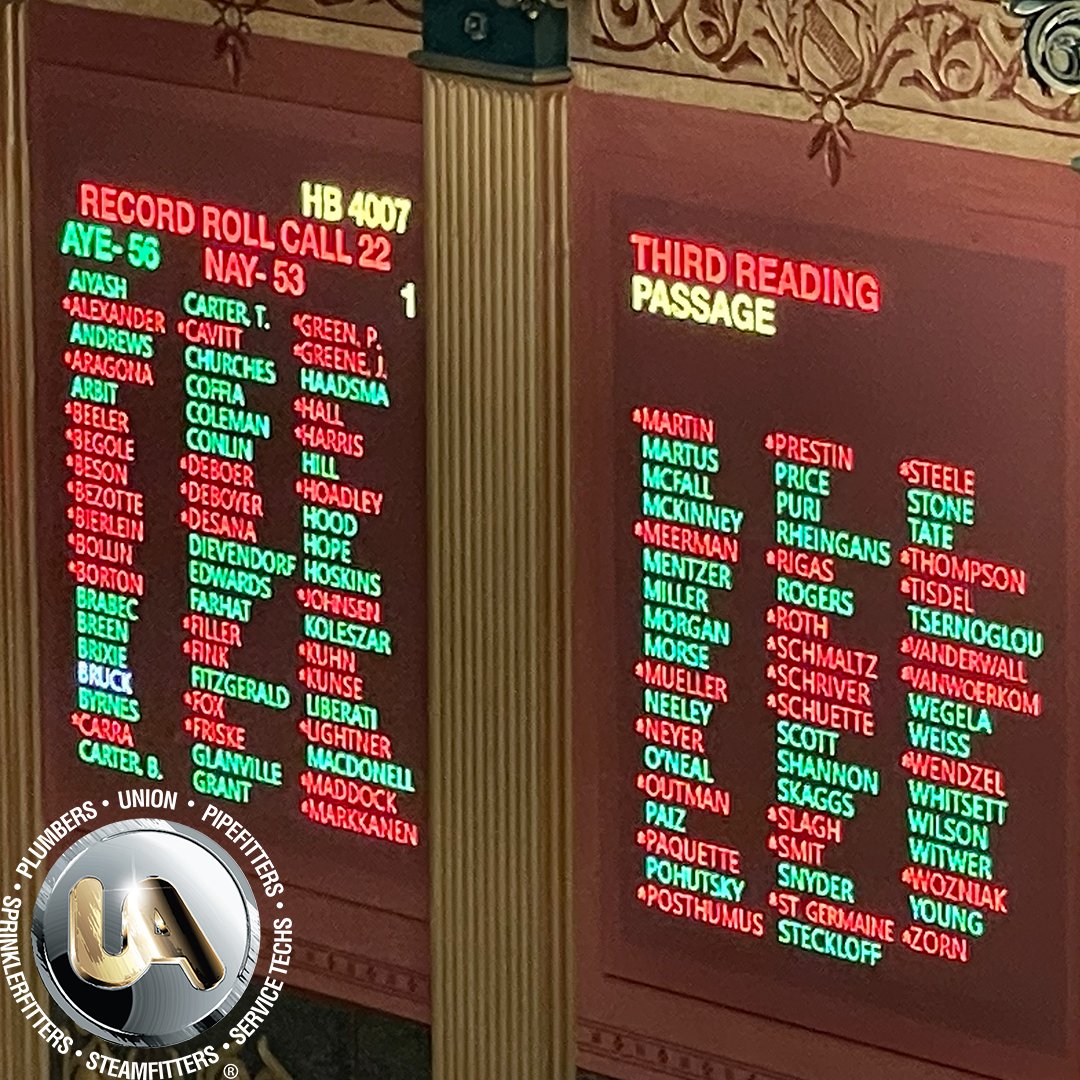 Thanks to the hard work, organizing, and engagement of our UA Brothers and Sisters in Michigan, we're finally getting rid of the state's anti-worker Right-to-Work law.

When the UA gets involved, we win.