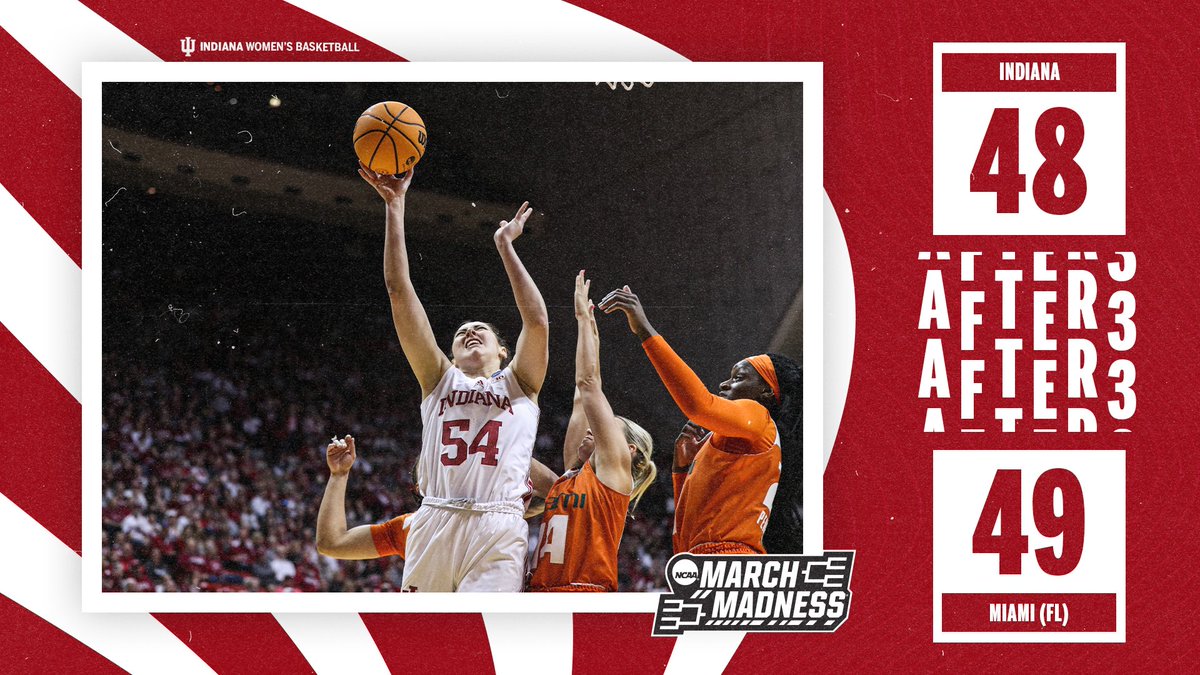 IndianaWBB's tweet image. 12 points in the third from @kenzieholmes_!
