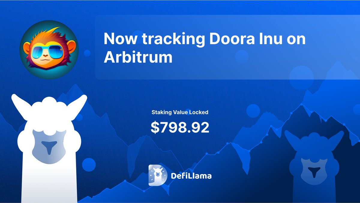 Now tracking <a href="/doorainuworld/">Doora Inu World (💙,🧡)</a> on <a href="/arbitrum/">Arbitrum</a> 

A memecoin on Arbitrum. Doora Inu farm has NFT staking and APR boosting with NFTs