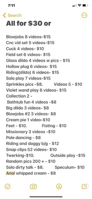 $10 folders or get everything for $25 snap - goldsadie22 #nsfwtw #nsfwtwt #onlyfans #onlyfansgirl #lingerie<a href="/tag/lingerie"class="tags"><span>#lingerie</span></a><a href="/tag/nudes"class="tags"><span>#nudes</span></a><a href="/tag/dropbox"class="tags"><span>#dropbox</span></a><a href="/tag/onlyfans"class="tags"><span>#onlyfans</span></a><a href="/tag/onlyfansgirl"class="tags"><span>#onlyfansgirl</span></a>