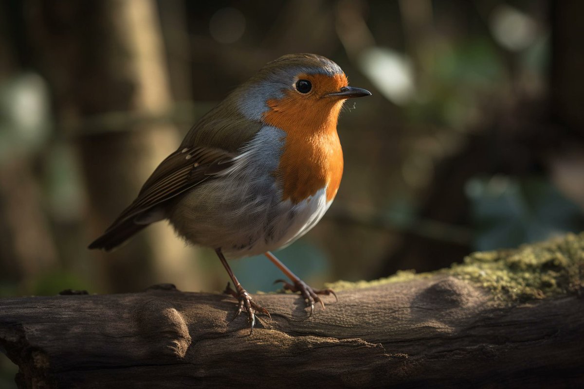 ConorNolan's tweet photo. GPT-4/Midjourney version 5 of a robin. Quite realistic. Better than any bird pics I've ever taken #birds #birding #birdwatching #AI https://t.co/v8My5mN8Ww