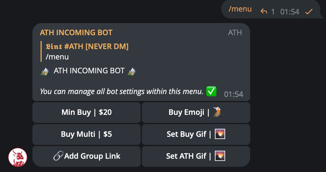 AthIncomingERC's tweet photo. We are happy to announce  the following upgrades have now been completed on the https://t.co/zmfOMQimSB…

- Buy Notifications
- Bot Dashboard 
- Trending Banner 
- Gif/Emoji Support 

This is just the start, as further game changing upgrades are in progress🤝 https://t.co/XAueIIOodp