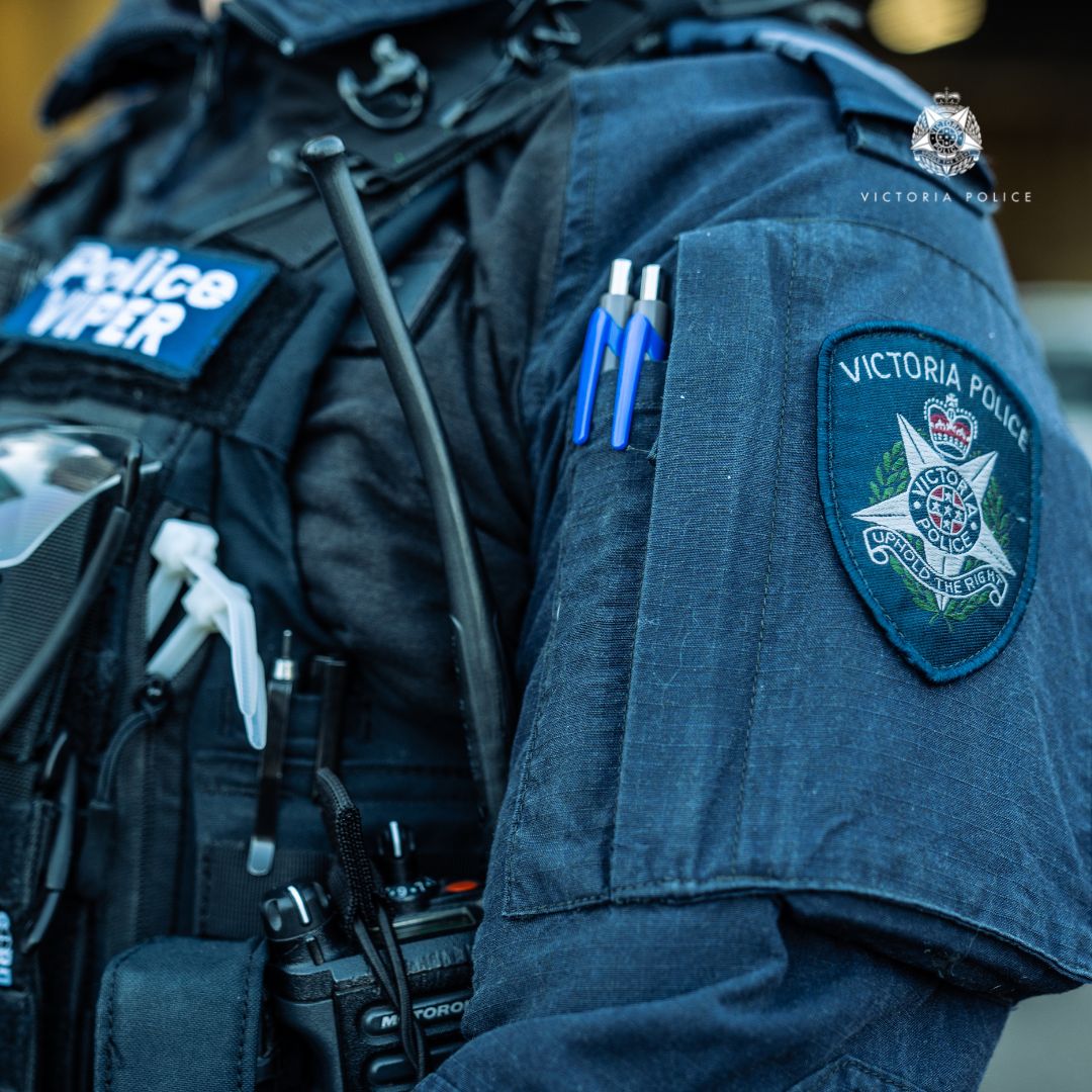 Victoria police on twitter viper taskforce has charged a man