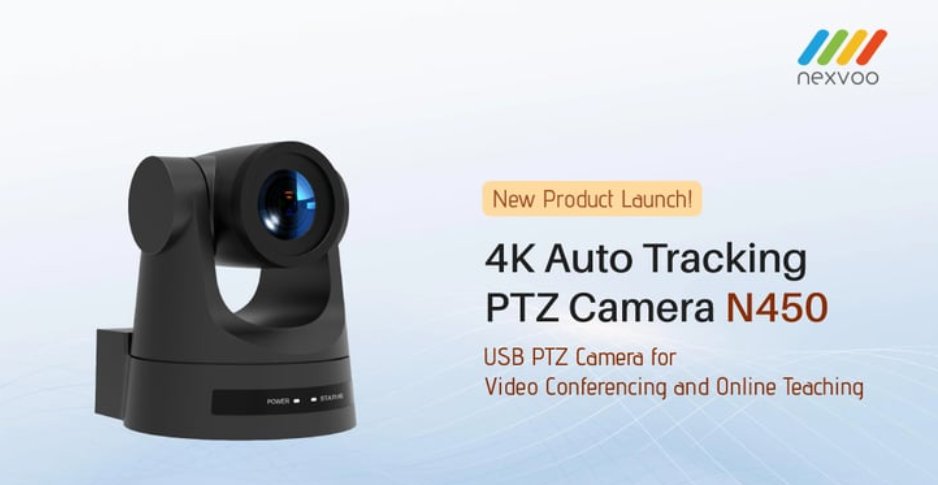Nexvoo newly launched cost-effective N450 4K AI auto-tracking PTZ camera, is specially designed for hybrid teaching and a large conference room!
More product info: lnkd.in/gqBkWryN

#nexvoo #nexvoon450 #hybridteaching #onlinelearning #ptzcamera #4kptzcamera #4kptz