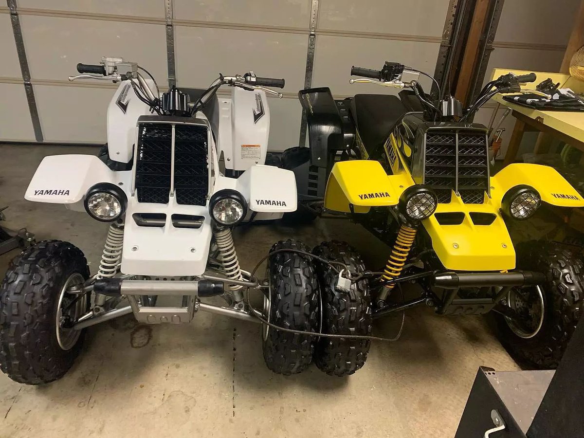 Bansheeretailer's tweet photo. White vs. Yellow
#sold#banshee #r #raptor #yfz #yamaha #atv #yamahabanshee #ltr #stroke #honda #quad #bikelife #bansheelife #atvlife #suzuki #atvriding #quadlife #Itz #teenwolf #dragbanshee #bansheebikes #lydiamartin #kfx #yamaharaptor #quads #canam #dunes https://t.co/L2ZHHFZnr0