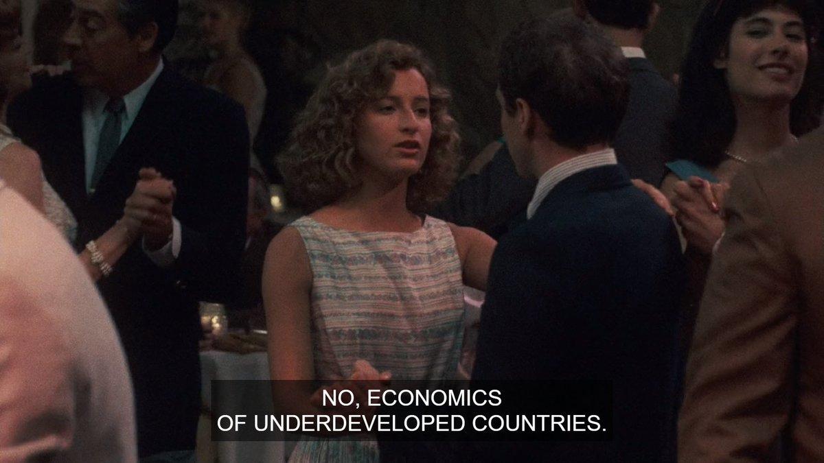 DaveEvansPhD's tweet photo. My spouse introduced me to the film *Dirty Dancing*, and I learned that the protagonist has plans to be an economics major in college. Yay! https://t.co/xyqQATZoas