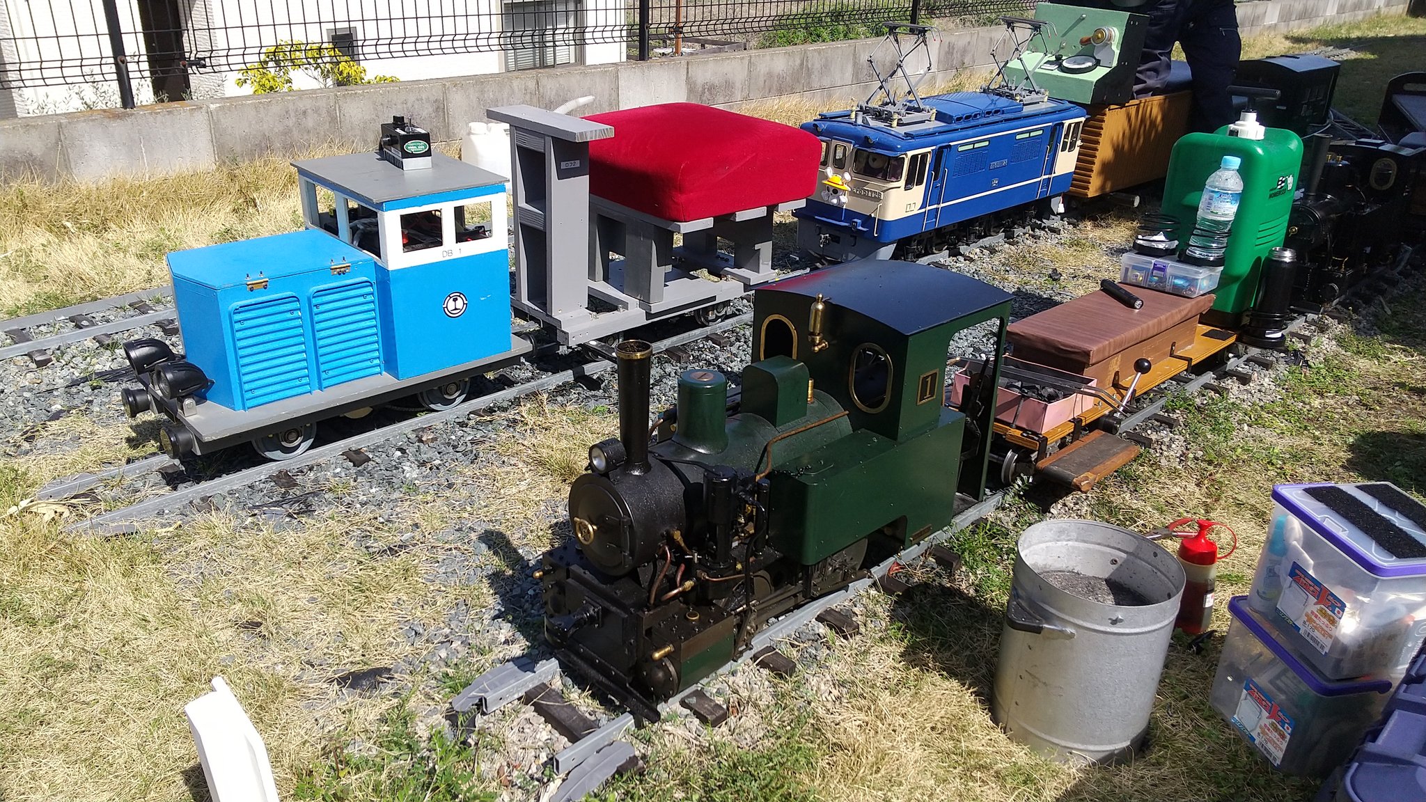 ミニ庭園鉄道（乗用５インチ）オリジナル列車二両（製造注文限定） m82107171244_1.jpg?1714380298