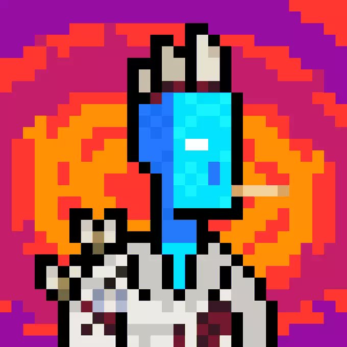 Had to scoop up this "Supernova Ice" pixelized Nebula God Ordinal <a href="/NebulaDegods/">NebulaDegods ⚛️</a> 

<a href="/CryptoE11even/">CryptoE11even</a> wen 8

🔥 🔥 🧊