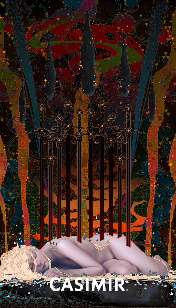 Minor Arcana / Ten of Swords

#ArtCASIMIR #CASIMIR #CASIMIRArt
#female #drawing #fineart #painting
#limitedprint #arterotica #eroticart
#Tarot #tarot_card #tarot_cards
