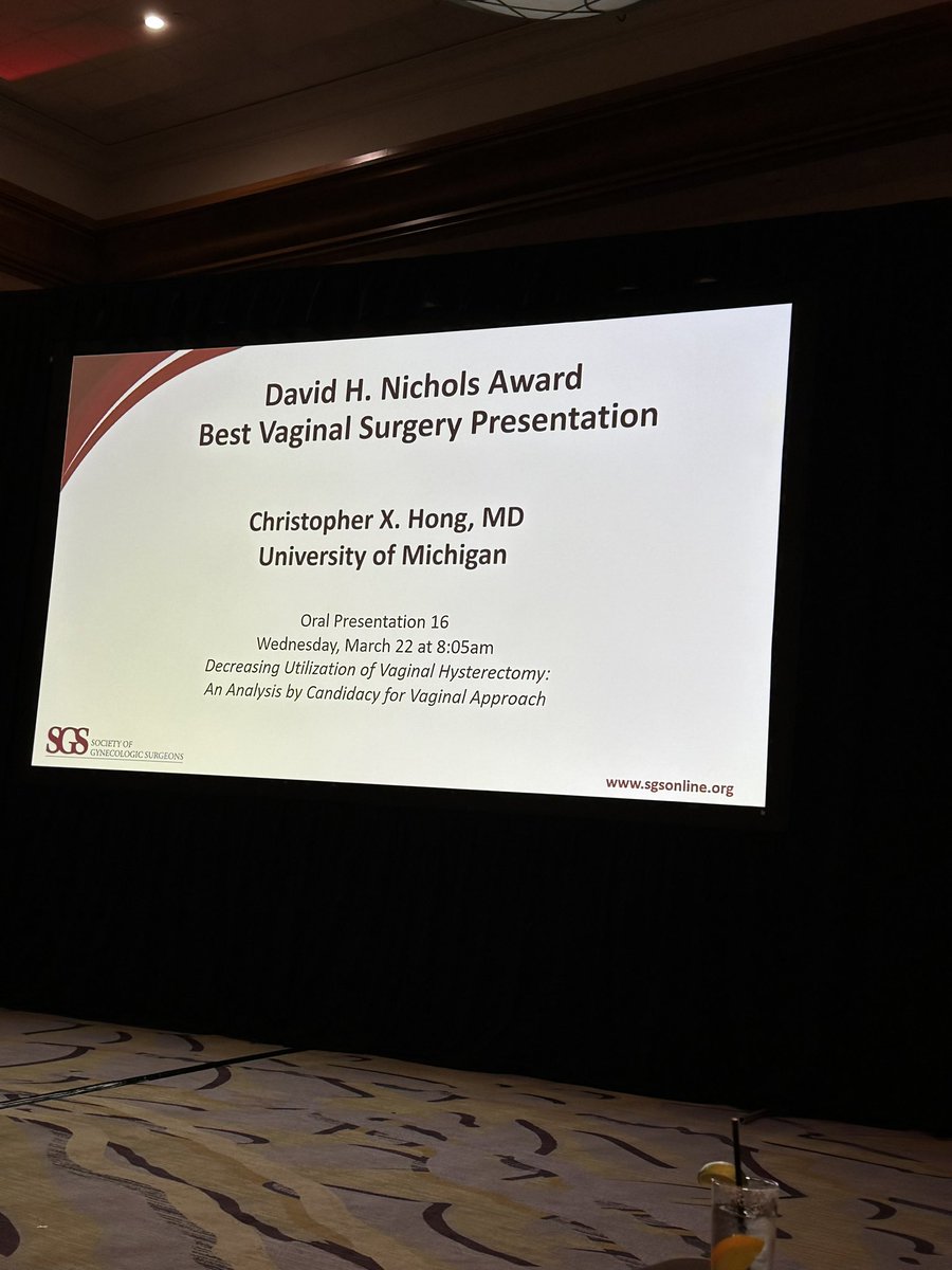 Sawsan As-Sanie, MD MPH (@suzieassanie) on Twitter photo Congratulations <a href="/ChrisHongMD/">Christopher Hong, MD</a> for receiving the Best Vaginal Surgery Presentation Award <a href="/GynSurgery/">Society of Gynecologic Surgeons</a> #SGS2023. so well deserved!! <a href="/UMichOBGYN_Res/">UMichOBGYN Residency</a> <a href="/Dee_Fenner_MD/">Dee Fenner MD</a> Congratulations <a href="/ChrisHongMD/">Christopher Hong, MD</a> for receiving the Best Vaginal Surgery Presentation Award <a href="/GynSurgery/">Society of Gynecologic Surgeons</a> #SGS2023. so well deserved!! <a href="/UMichOBGYN_Res/">UMichOBGYN Residency</a> <a href="/Dee_Fenner_MD/">Dee Fenner MD</a>
