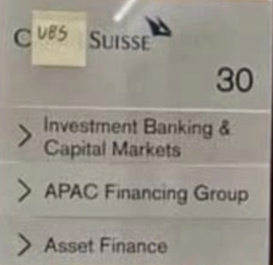 intel_jakal's tweet photo. The #patchover of #creditsuisse by #UBS looks to be complete https://t.co/y7oYXH4KVA