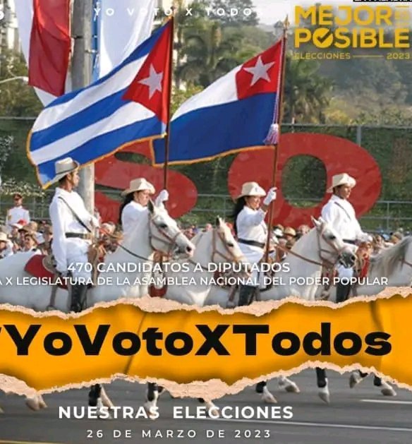 🇨🇺#Cuba se prepara para otra gran victoria el próximo 26 de marzo en las elecciones a diputados a la <a href="/AsambleaCuba/">Asamblea Nacional Cuba</a>.
#YoVotoXTodos