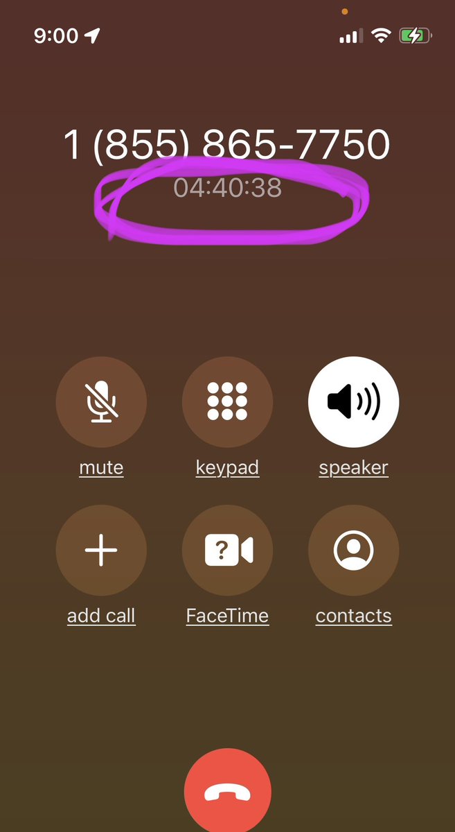 You may have won this round <a href="/TravelGov/">TravelGov</a> but I’ll be back tmw! PS why does no one answer the phone for URGENT TRAVEL MATTERS?  ☎️ Spent over 7hrs on hold today… here’s a snapshot 🥺☹️😳 How is this legal?  #Passport #travel #POTUS