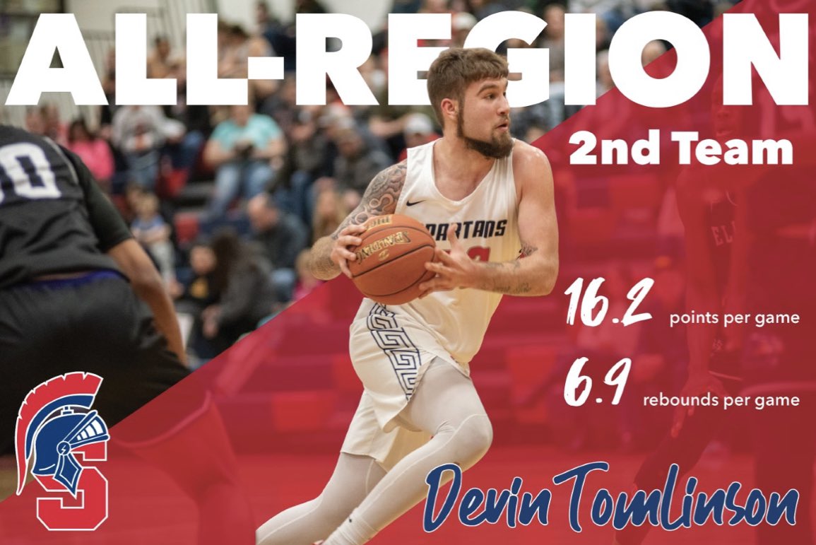 Congrats to Sophomore Devin Tomlinson (@DTomlinson2132) on the Second Team All Region Selection!
