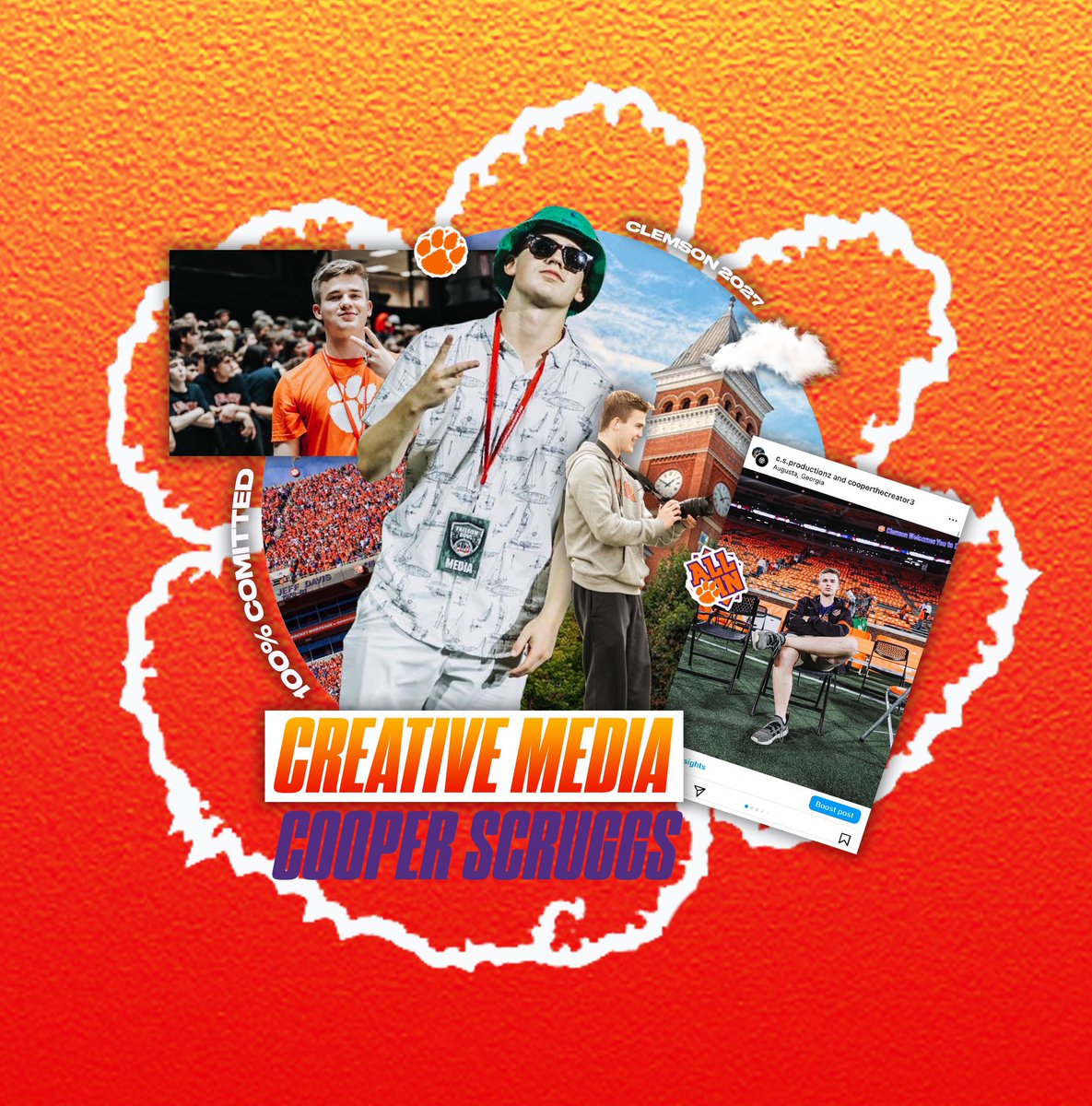 c_s_productionz's tweet photo. CLEMSON CO 27’ @_JacksonJones97 @ItsKrich @JarvisGreen4_ https://t.co/WiQ9QPezUb
