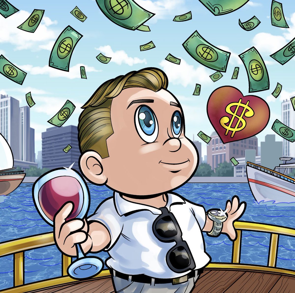 ragstorichienft's tweet photo. “They were drunk on youth, fueled by greed, and higher than kites”. What’s your favorite scene in the “Wolf of the wall street”?🎬 #alecmonopoly #nfts #ragstorichie https://t.co/qhYHebtUXs