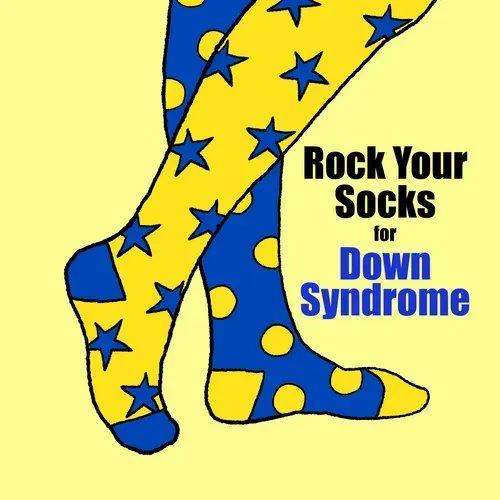 3-2-1.. It's Wold Down Syndrome Day! Time to Rock my socks! 3/21 was chocen because Down Syndrome is 3 copies of the 21st cromosone. I learned that from @RockUrSocks321!
 
 #WDSD #WordDownSyndromeDay