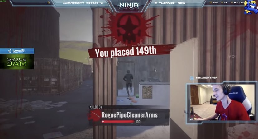 THump's tweet photo. @Ninja https://t.co/r9JSbzcKvG