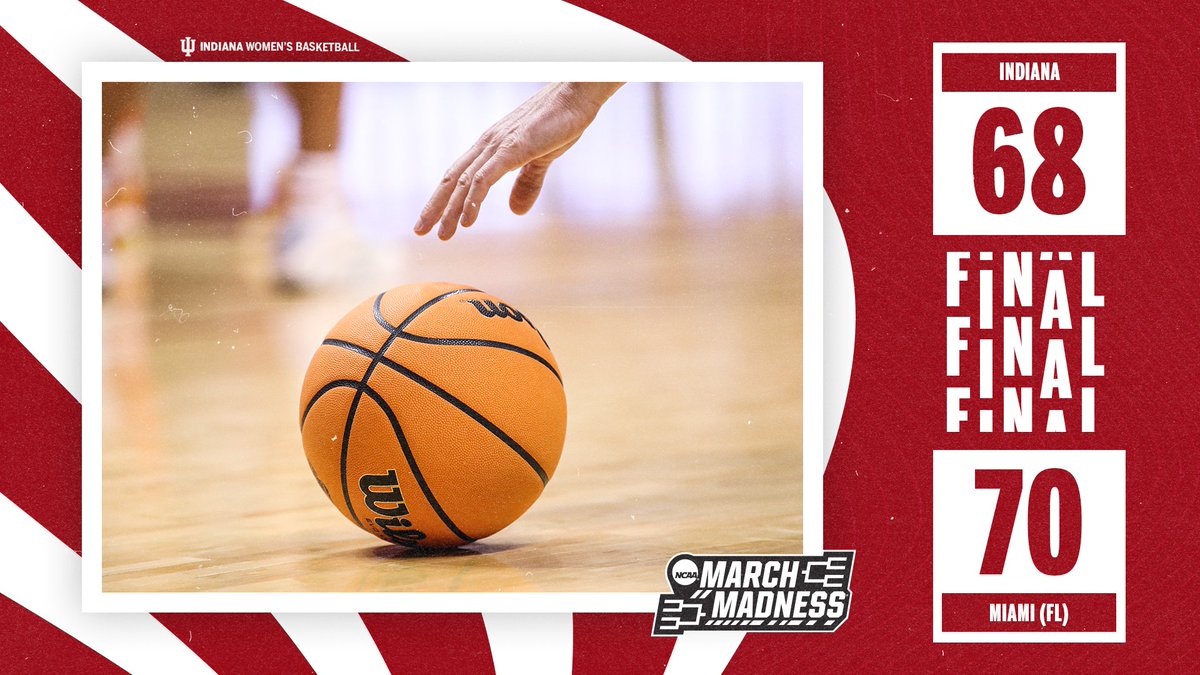 IndianaWBB's tweet photo. Final. https://t.co/V7NkktkQlX