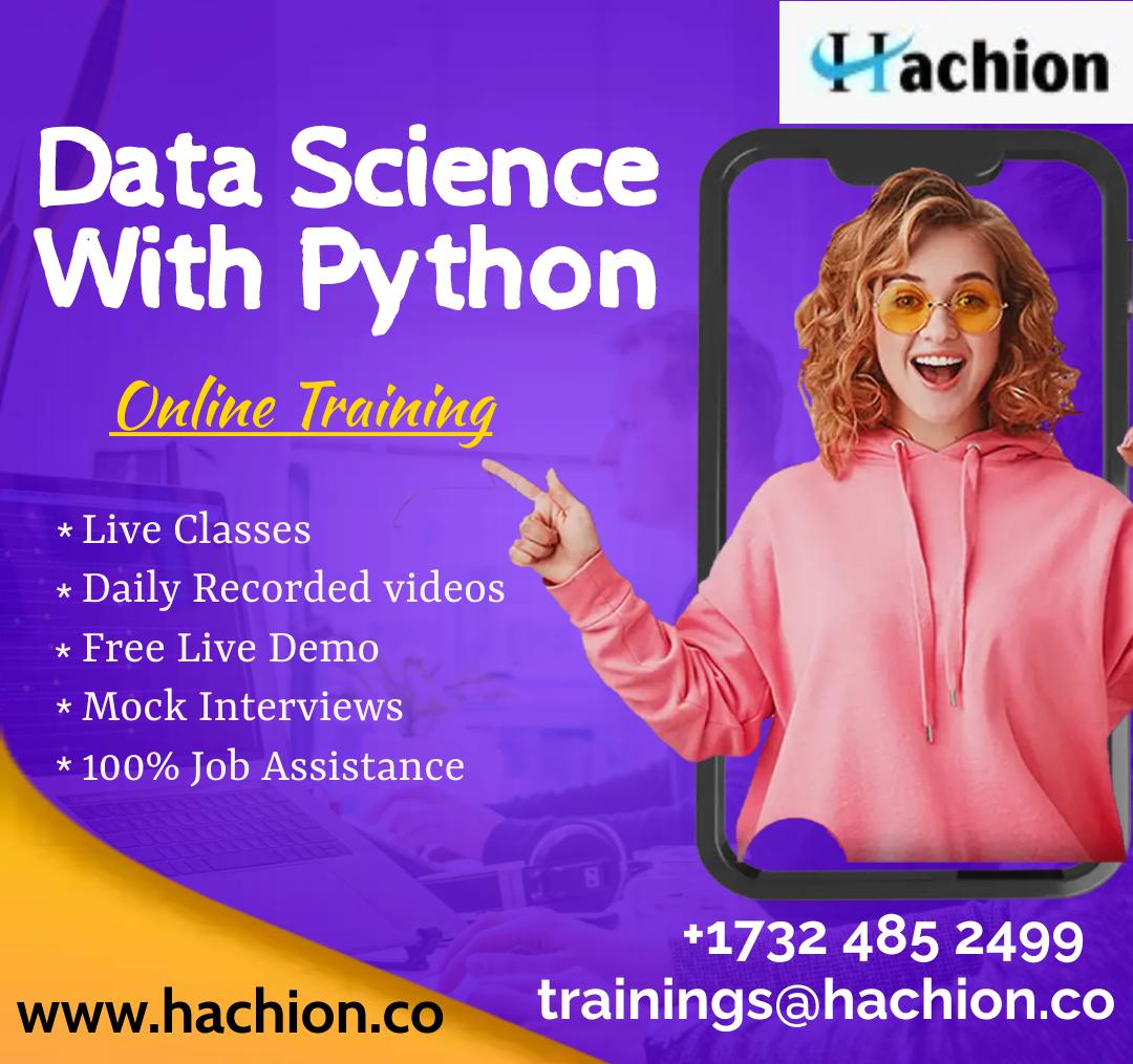 PuspanjaliHach's tweet image. Data Science with Python Live Online Training- Hachion

✍ Enroll now for a FREE LIVE DEMO
forms.gle/n2UjMsQ1U8QqBp…

Whatsapp now at wa.me/17324852499
Email: trainings@hachion.co

#datasciencewithpython #Python #pythononlinetraining #datascience #usa #india #onlinetraining