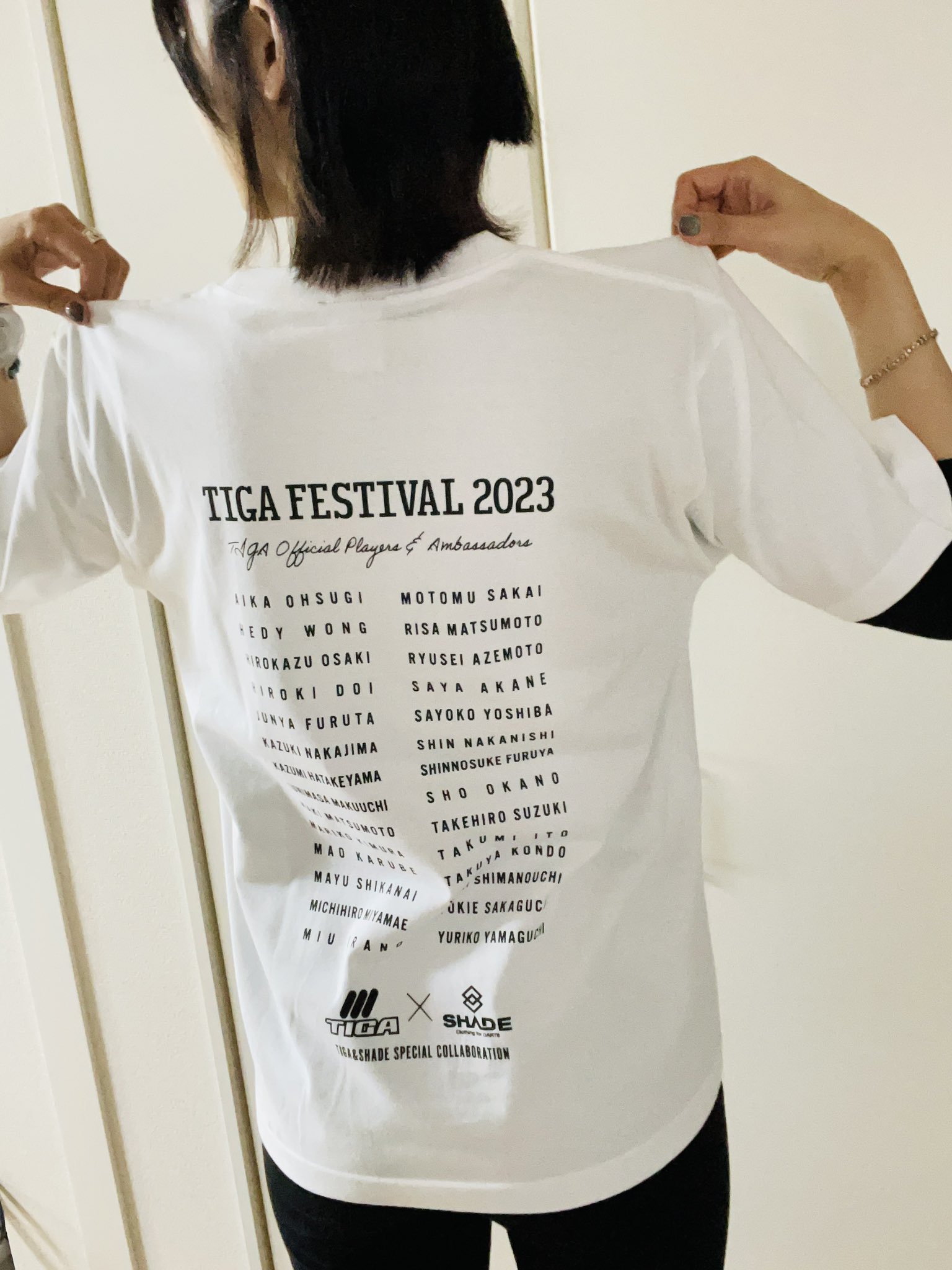 坂口優希恵 コラボ Tシャツ 坂口優希恵選手コラボTシャツ2023 | SHADE
