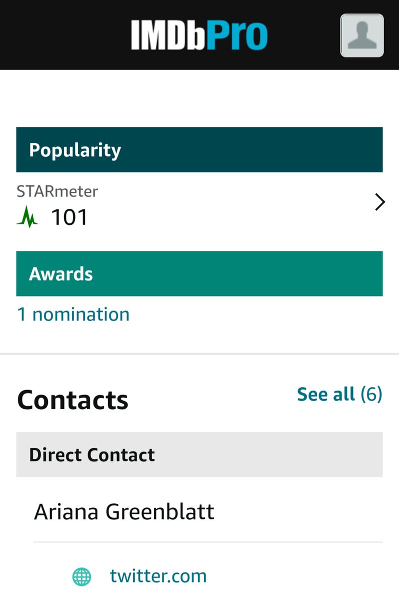 FashionofSITM's tweet image. SO INCREDIBLY PROUD OF ARIANA 😊🥳😁 

She's worked so hard for over 10 years acting. Top 100 ppl in the World Status

Keep it going!!! She must reach 65, in honor of #65movie! Google, use hashtags, visit imdb, type in #ArianaGreenblatt movies etc

#imdbpro #happy #proudofariana