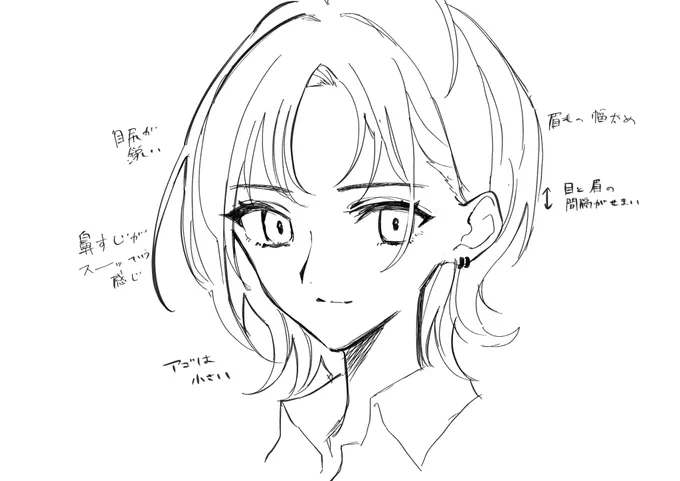 透が男顔めに描かれていると嬉しいという絵(めちゃ手癖) 