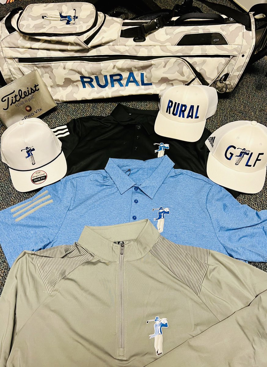 RuralGolf's tweet image. Tournament week = NEW MERCH! 🔥

#swag
#lookgood
#feelgood 
#playgood