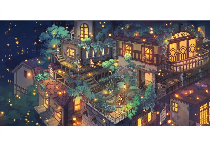 「chimney night」 illustration images(Latest)