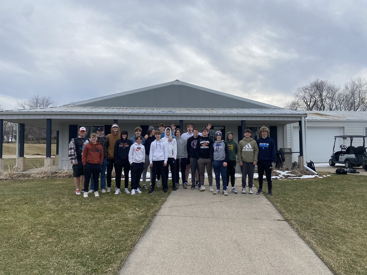 HUHS_BoysGolf's tweet photo. Relationship with our partnered course.  Hartford GC has been so generous to us — why not continue giving them hours to get the course in shape for the season.  #teamwork #huhs #volunteerhours #onestickatatime #teambuilding @GCAOWI https://t.co/3TcCk8aPCe
