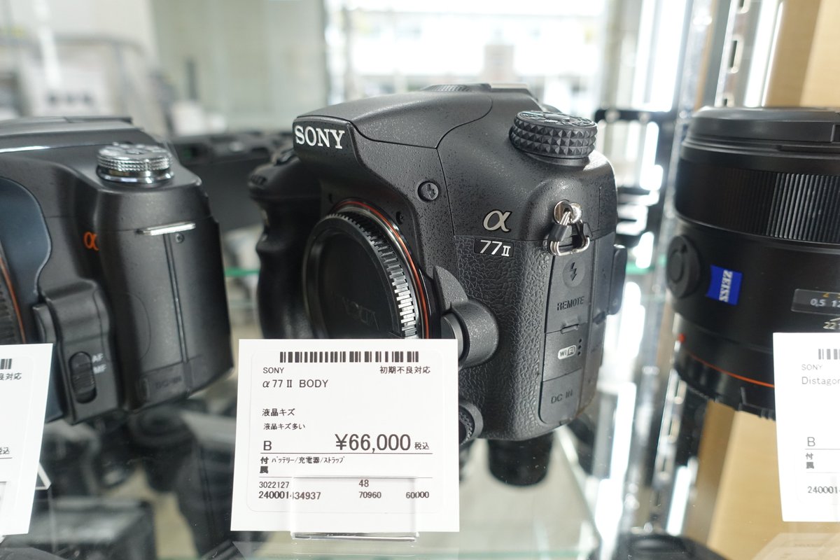 sanpoucamera's tweet photo. (*'▽') 懐かしいカメラ
入荷しました~(´▽`*)!
#懐かしい
#α77II
#K20D
#EOS1DMarkII
#D3X https://t.co/6BqZsscXVp