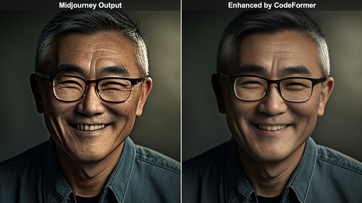ccloy's tweet image. 🎉🚀 Exciting news! #CodeFormer, our cutting-edge face restoration algorithm, has achieved incredible milestones! 🌟 Over 10 million visitors on @huggingface and 7.4 million runs on @replicateAI!  Thank you for your amazing support! 🙌 #AI #FaceRestoration